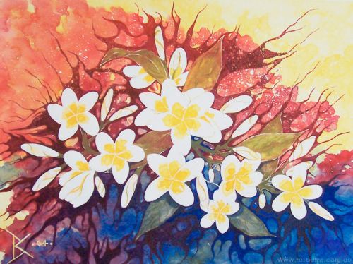 Frangipani Red